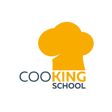 Cooking school logo. Cooking Academy. Vector illustrationのイラスト素材