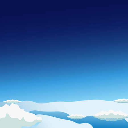 Stratosphere flat modern design. Space vector illustrationのイラスト素材