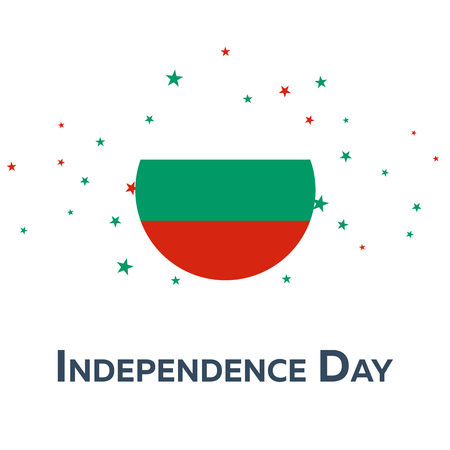Independence day of Bulgaria. Patriotic Banner. Vector illustrationのイラスト素材