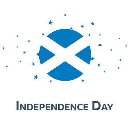 Independence day of Scotland. Patriotic Banner. Vector illustrationのイラスト素材