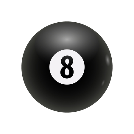 Design for Billiard school, club or shop Vector illustrationのイラスト素材