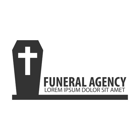 Funeral home undertaking ceremonial service.のイラスト素材