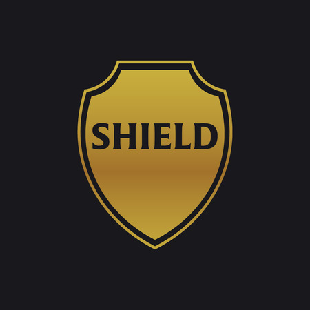 Security, Shield or protect emblem Vector illustrationのイラスト素材