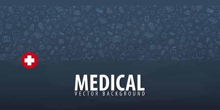 Medical background. Medical care. Health care. Vector medicine illustrationのイラスト素材