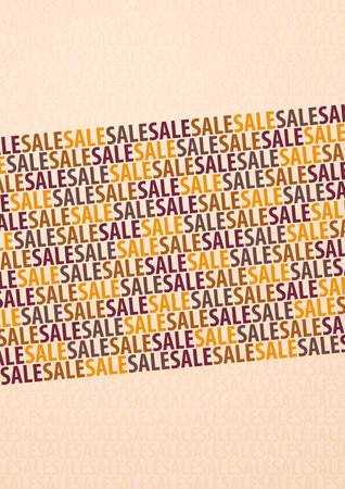 Sale poster or Flyer design. Discount background for the online store, shop, promotional leaflet, poster, banner. Vector illustrationのイラスト素材