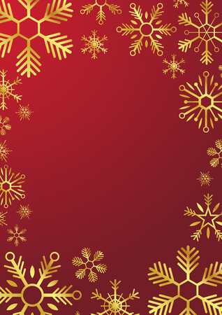 Holiday Snowflakes background Vector illustrationのイラスト素材