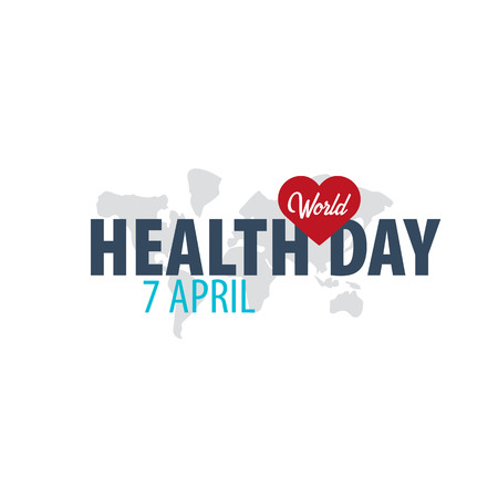 World Health Day 7 April Medical Banner Vector Illustration
