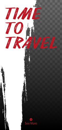 Travel Stories for Social Media. Pack for creature your unique contentのイラスト素材