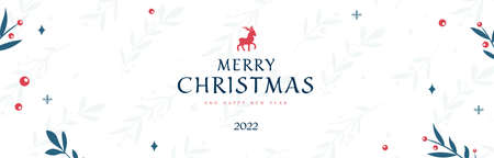 Merry Christmas Holiday cards and invitations. Abstract backgrounds design.のイラスト素材