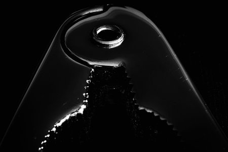 different angles and details of a classic nutcracker isolated in dark background