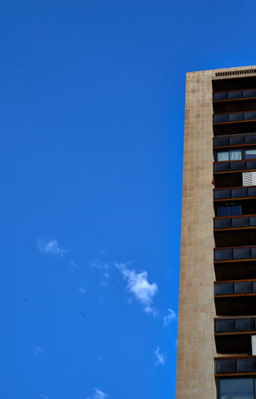Buildings in Barcelona, Spain.