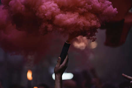 Riots and incidents on the march for the independence of Catalonia after the celebrations for the Diada Barcelona, Catalonia, Spain; 09 11 2020のeditorial素材