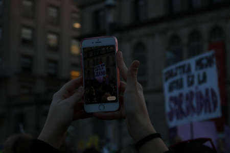 Demonstration for women's day in Barcelona Barcelona, Catalunya / Spain - 03 08 2018のeditorial素材