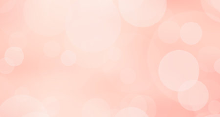 Abstract blur background. Pink soft pastel heart love bokeh. Valentine's day or mother's day concept. Tender romantic texture. Free copyspace. Head bannerの写真素材