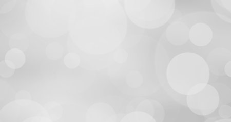 Abstract blurred gray bokeh background texture with bubbles. BW texture, black and white texture. Head bannerの写真素材