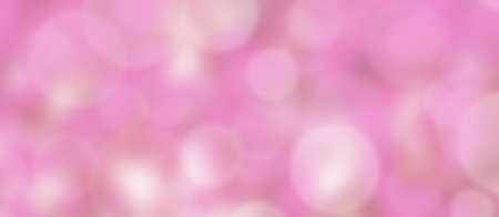 Fbstract round pink light bokeh background with bubbles.  Head banner conceptの写真素材
