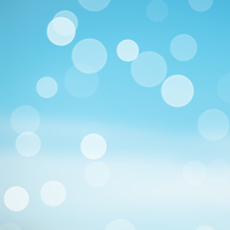 Soft colors, bokeh abstract backdrop for design. Square format.の写真素材
