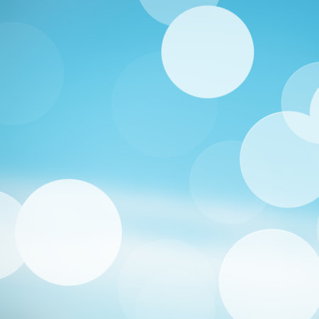 Soft colors, bokeh abstract backdrop for design. Square format.の写真素材