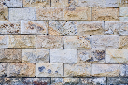 A rock wall textured, good for background, shoot at the outdoorの写真素材