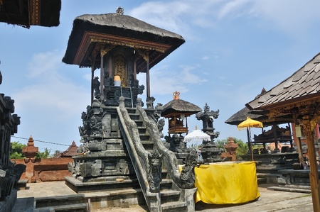Pura is balinese temple for hindu religion. This image was shot in bali.の写真素材