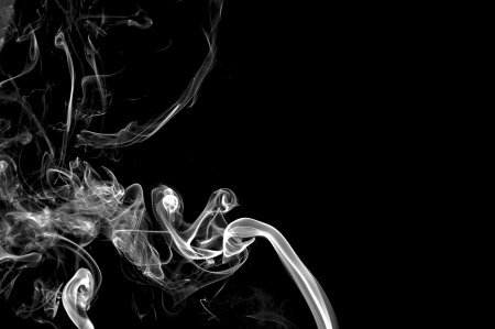 Abstract smoke on black background  Good for your designの写真素材