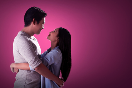 Young couple in love. Valentine's day conceptの写真素材