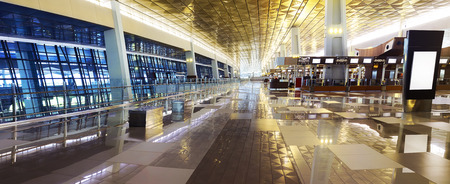 Image of airport terminal in Jakarta, Indonesiaの写真素材