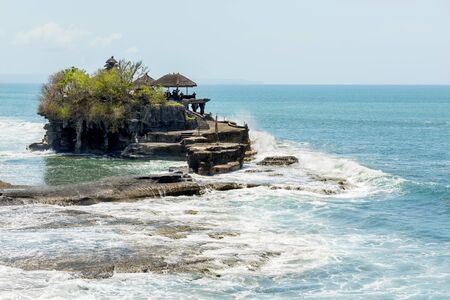 Tanah Lot Temple in Bali Island. Bali, Indonesiaの写真素材