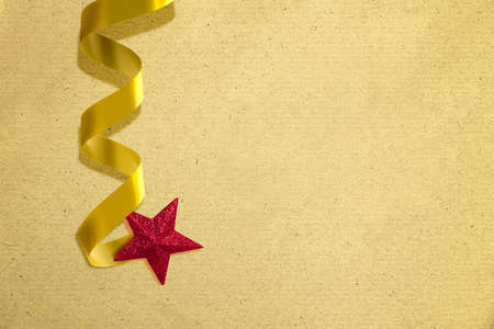 Christmas ornament on a textured background. Merry Christmasの写真素材