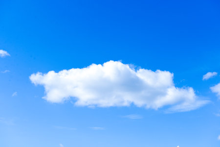 Cloudscapes with a blue sky background