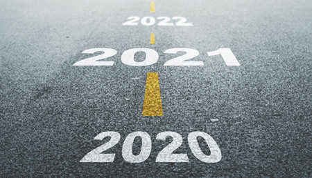 Time to 2021. Happy New Year 2021
