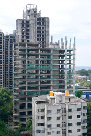 Jakarta city skyline with urban skyscrapers in the day. Jakarta, Indonesia