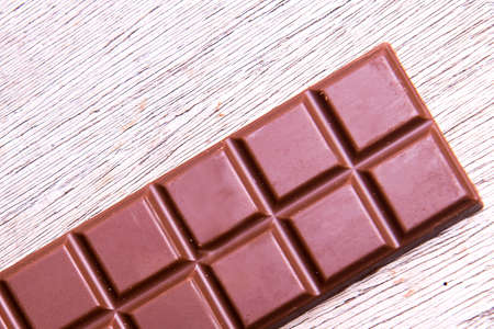 Chocolate bar on the table