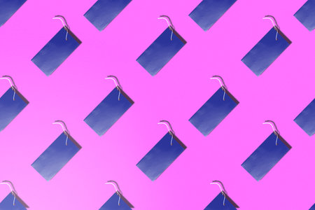 Seamless pattern of label tag with a colored background. Cyber Monday background