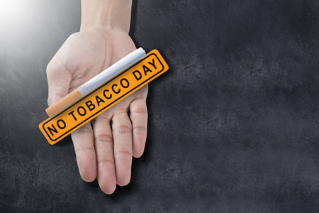 Stop Smoking. World No Tobacco Day Conceptの写真素材