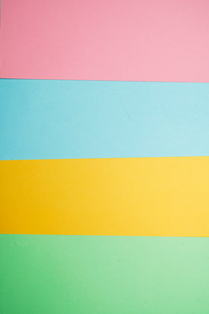 Colorful notepaper on a colored background