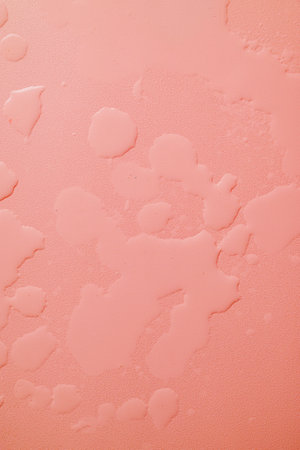 Closeup view of stain on a colored backgroundの写真素材