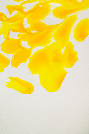 Closeup view of stain on a colored backgroundの写真素材