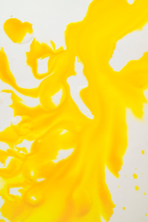 Closeup view of stain on a colored backgroundの写真素材