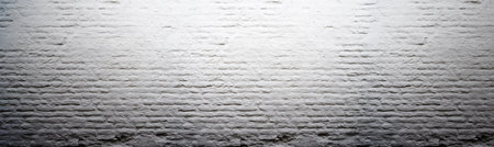 Closeup view of the white wall. Abstract pattern of a brick wall. Mockup. Copy space. Wallpaper or texture backgroundの写真素材