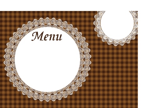 Lace menu Ornate のイラスト素材