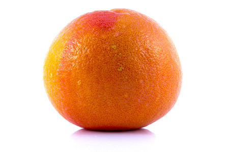grapefruit on white backgroundの写真素材
