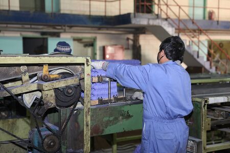 man at work in a factory