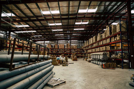 Factory storage , factory from inside, Jeddah, Saudi Arabia, february 2019