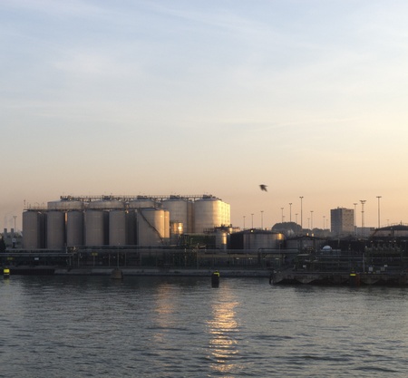 chemical plant in north europeのeditorial素材