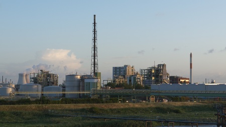 chemical plant in north europeのeditorial素材