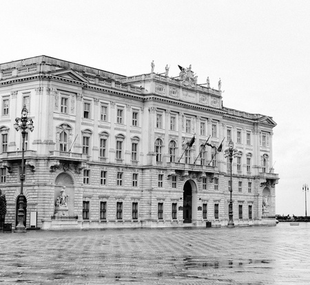 trieste a very beautiful town in italyのeditorial素材