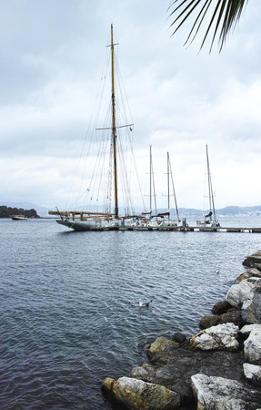 old sailing boat