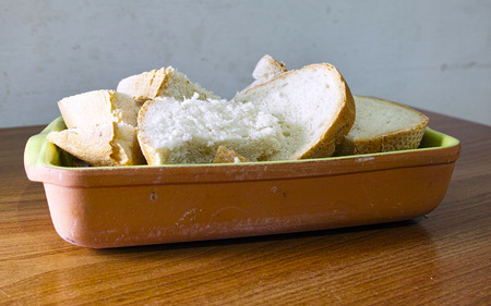 detail of italian bread in my house