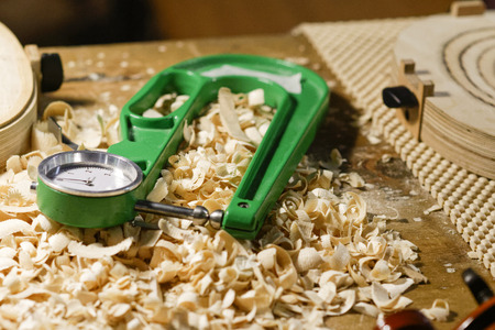 Detail of Measuring tool micrometerの写真素材